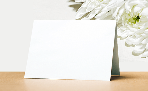 法要会食の席札をご用意。親族が集う大切な席を整えるおもてなし【不死王閣】