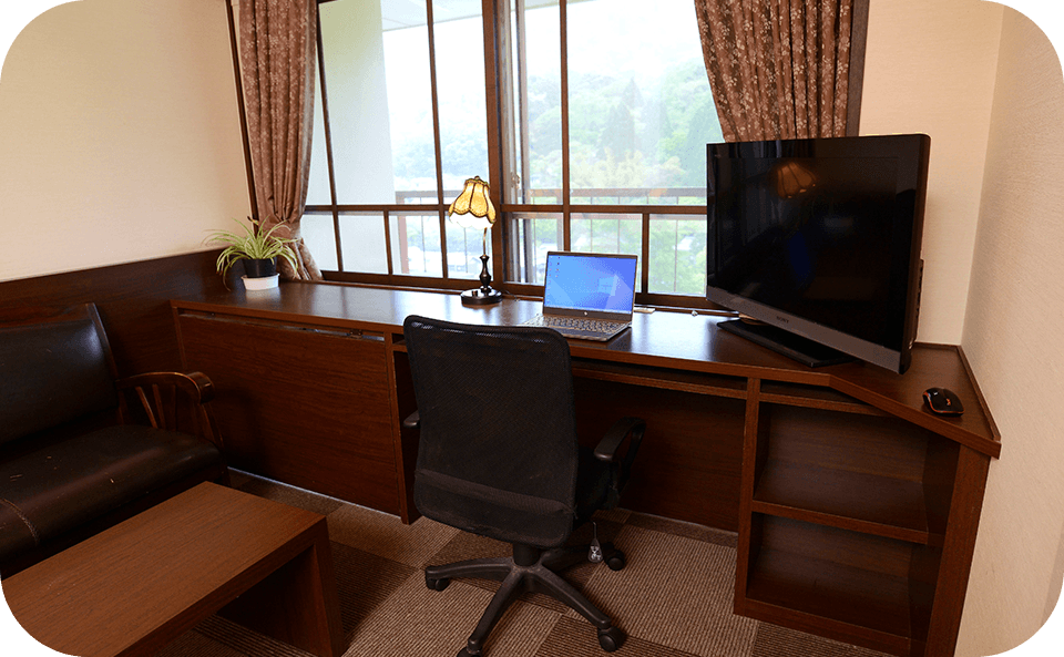 一人旅やビジネス、ワーケーション利用としても人気