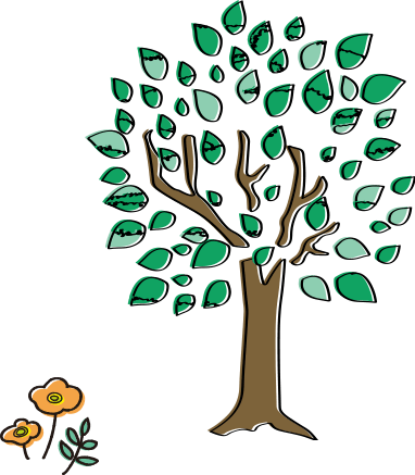 ペットと快適に過ごすための設備やサービスを表現したイラスト