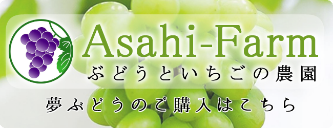 夢ぶどう｜大阪能勢町にある葡萄園あさひファームへのバナー