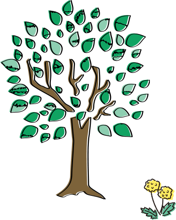 3世代家族のイラスト