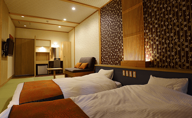 お泊りの客室タイプをチェック！