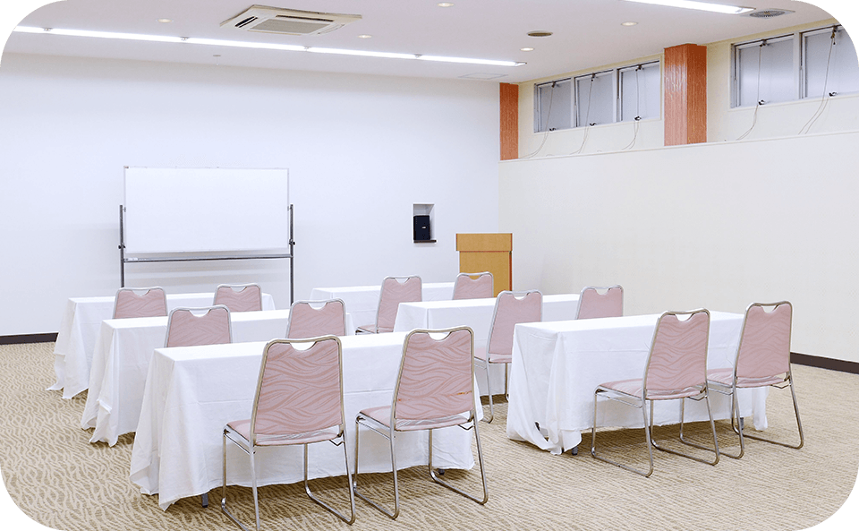 少人数の会議に最適な落ち着いた空間の会議室【不死王閣】