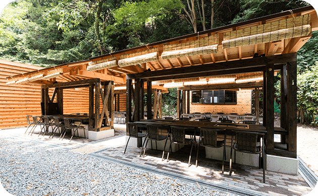 広々スペースでのびのび楽しむバーベキュー