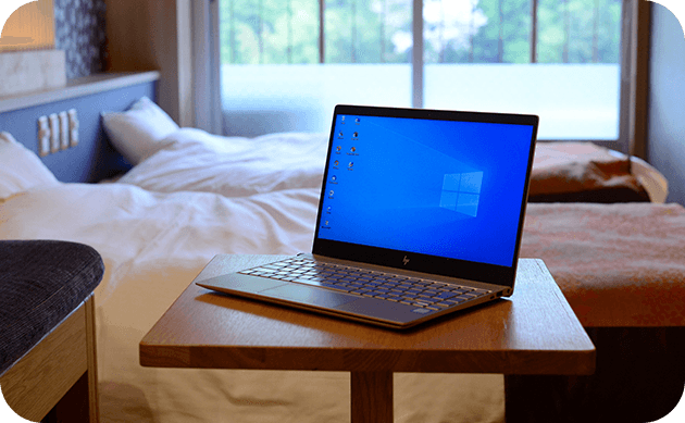 パブリックエリアから離れた最上階に位置