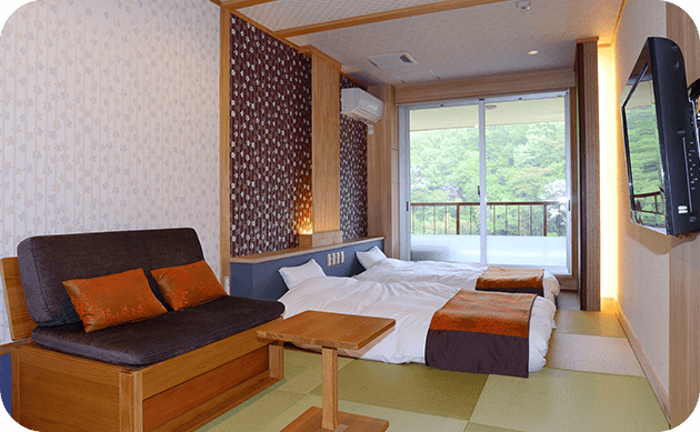 機能性と快適性が融合8階ツインルーム